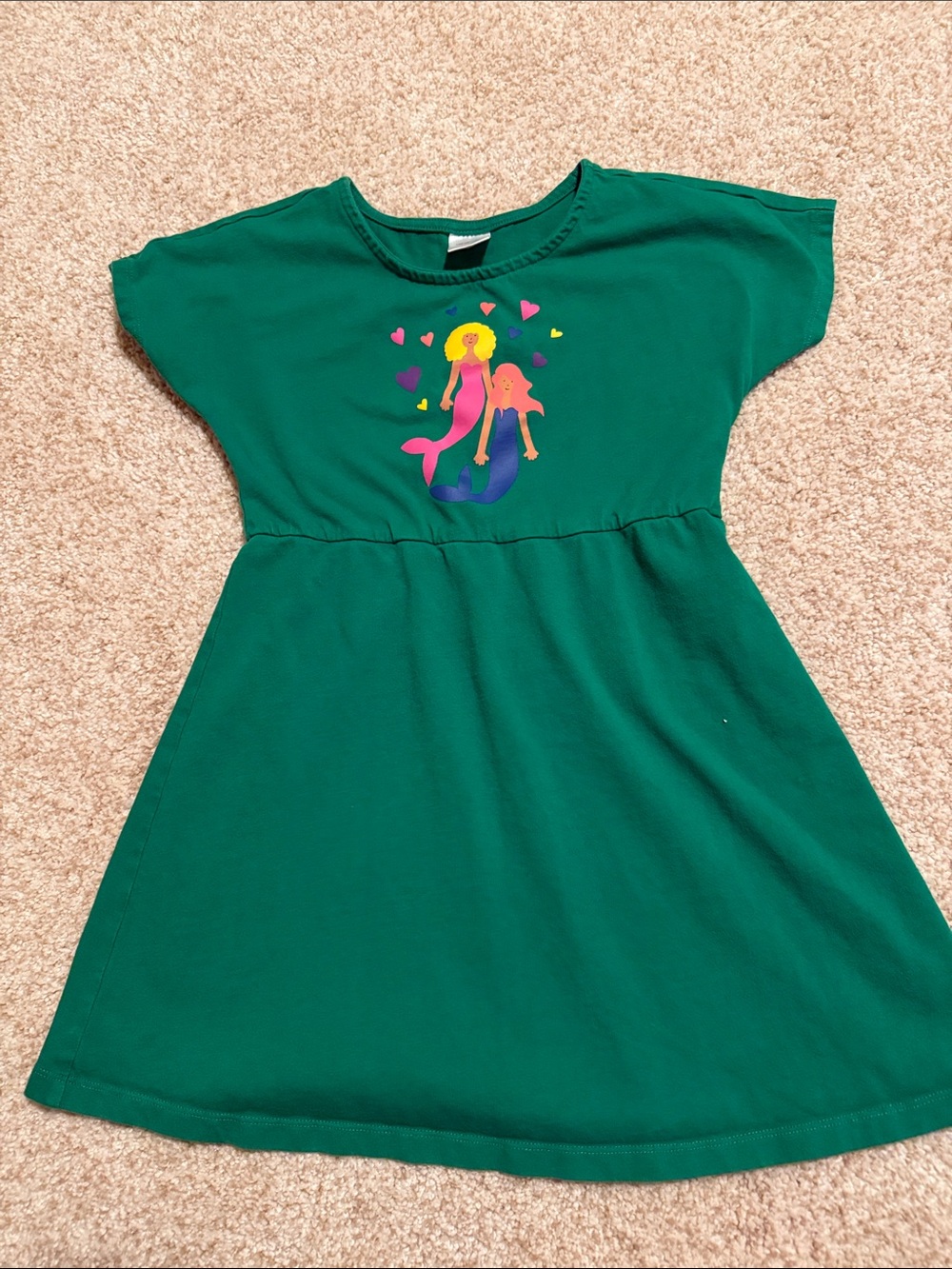 Hanna Andersson girls Mermaid Graphic Dress